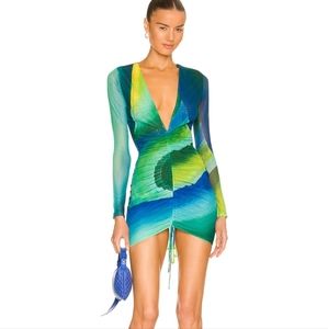 x REVOLVE Indah Dress in Emerald Ocean Farai London